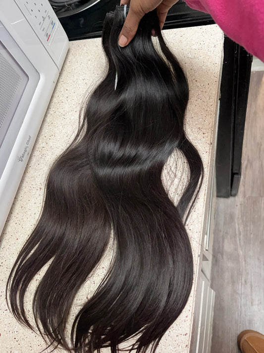 Single Raw Sea Weft Extensions